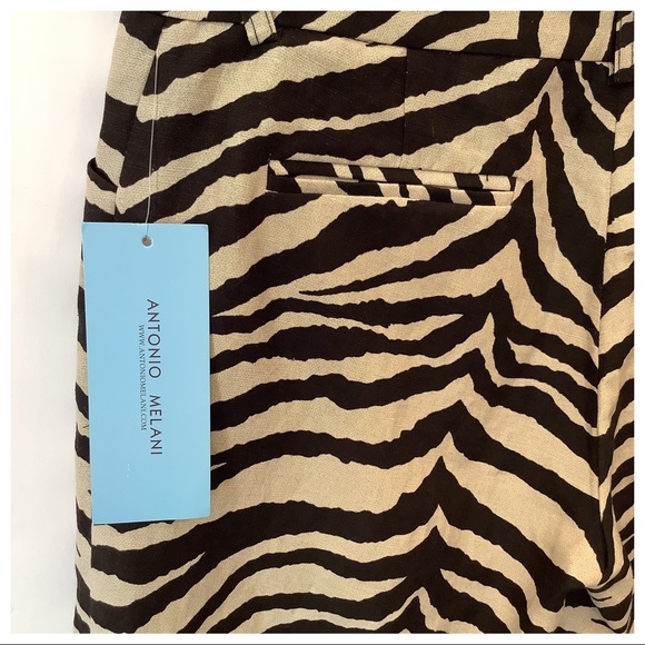 NWT Antonio Melani Linen/Silk Maxine Fit Shorts 2 - Picture 4 of 9